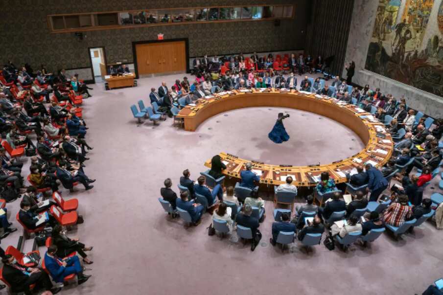 The Security Council gathers to address the conflict and food security crisis in Ukraine at United Nations headquarters on Thursday in New York City