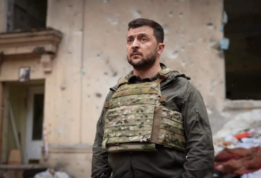 During his visit to the Kharkiv region, Ukrainian President Volodymyr Zelenskyy described the situation in the east as "indescribably difficult."