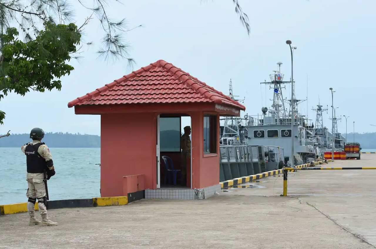 The US has long suspected the Ream naval base is being converted for use by China as it seeks to buttress its international influence with a network of military outposts. 