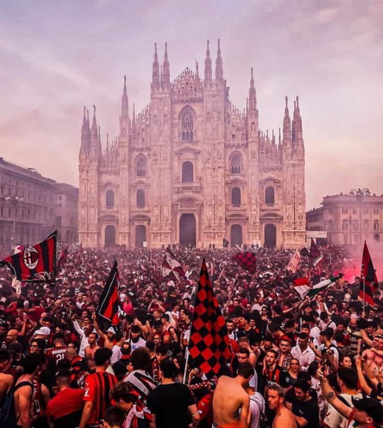 Milan, 22 maggio 2022. La grande festa rossonera in piazza Duomo