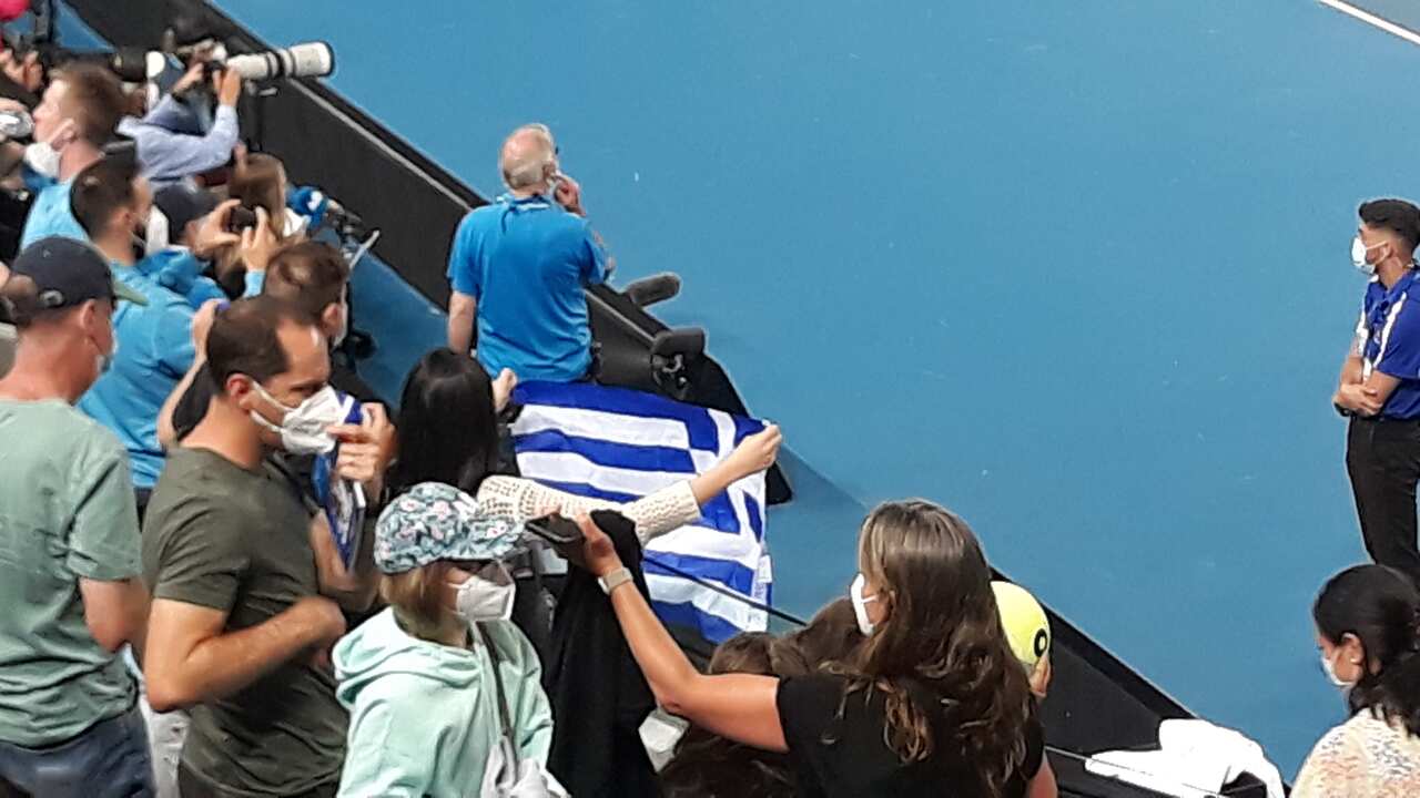 Greeks at the 2022 Australian Open. 