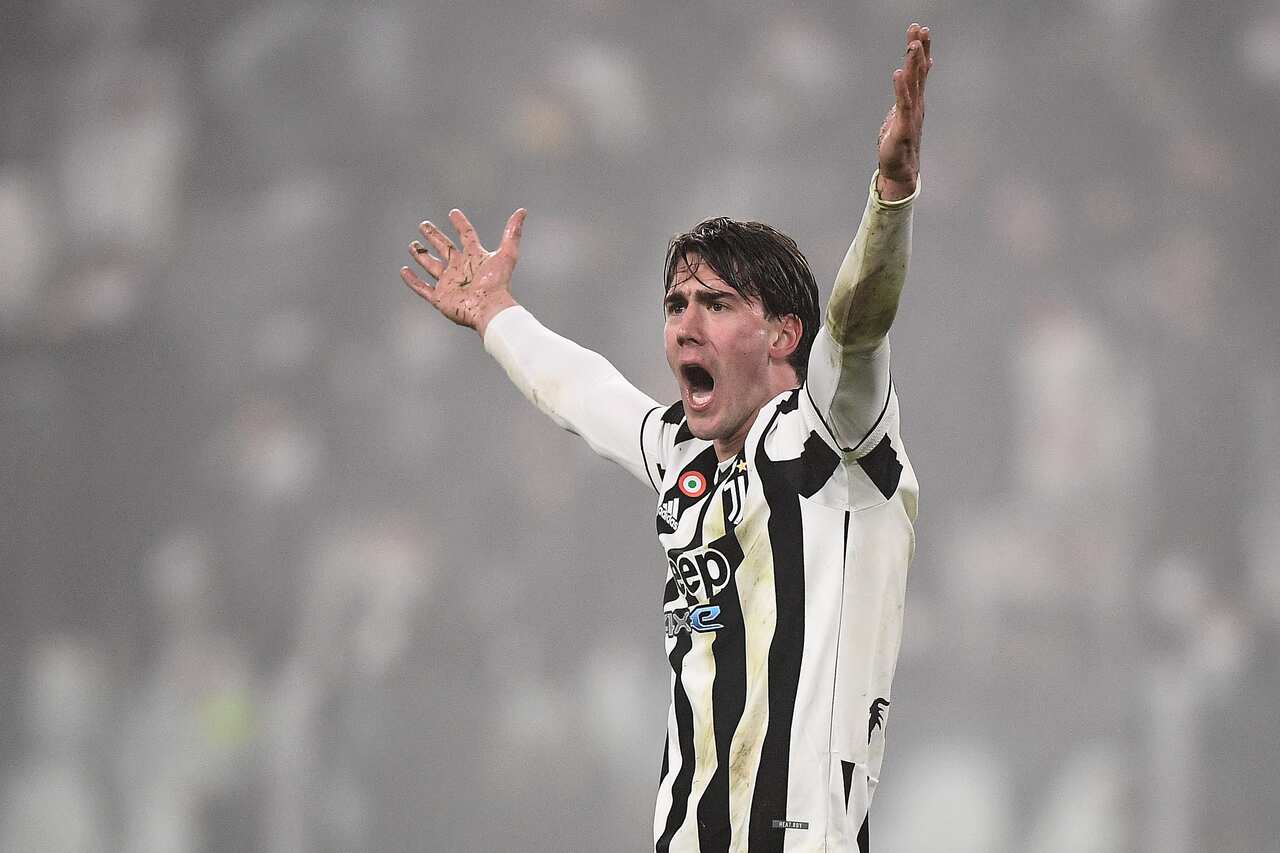 Dusan Vlahovic in gol all'esordio con la maglia dela Juventus