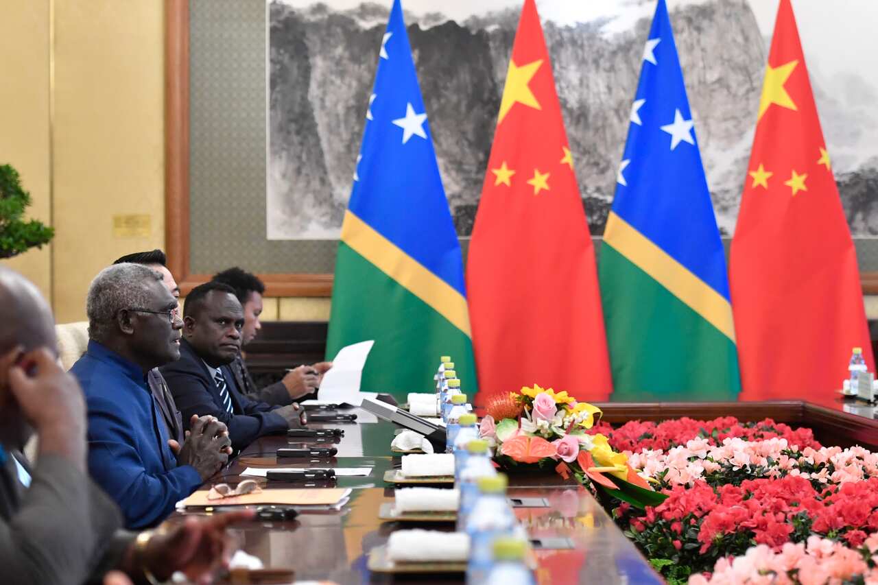Prime Minister of the Solomon islands Manasseh Sogavare