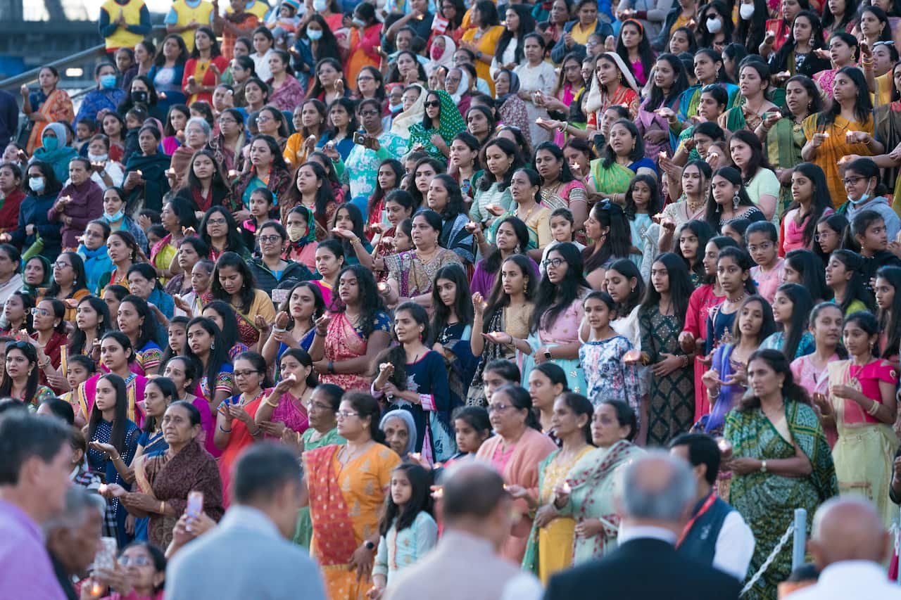 Hindu cultural event organised at the Sydney Opera House.