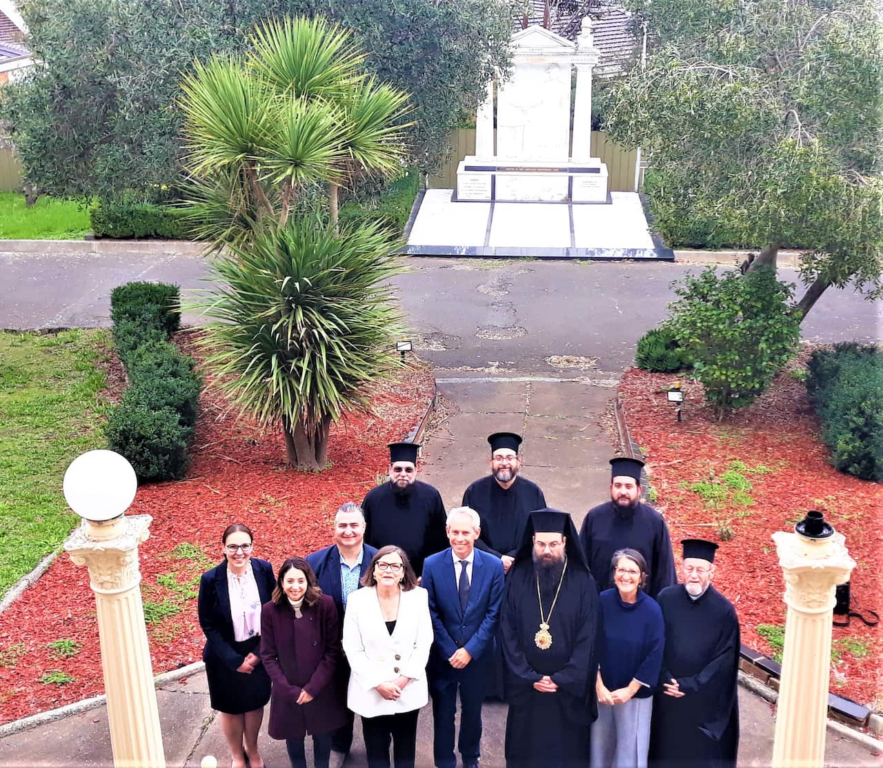 Αt the Axion Esti Monastery, Northcote, Melbourne. 