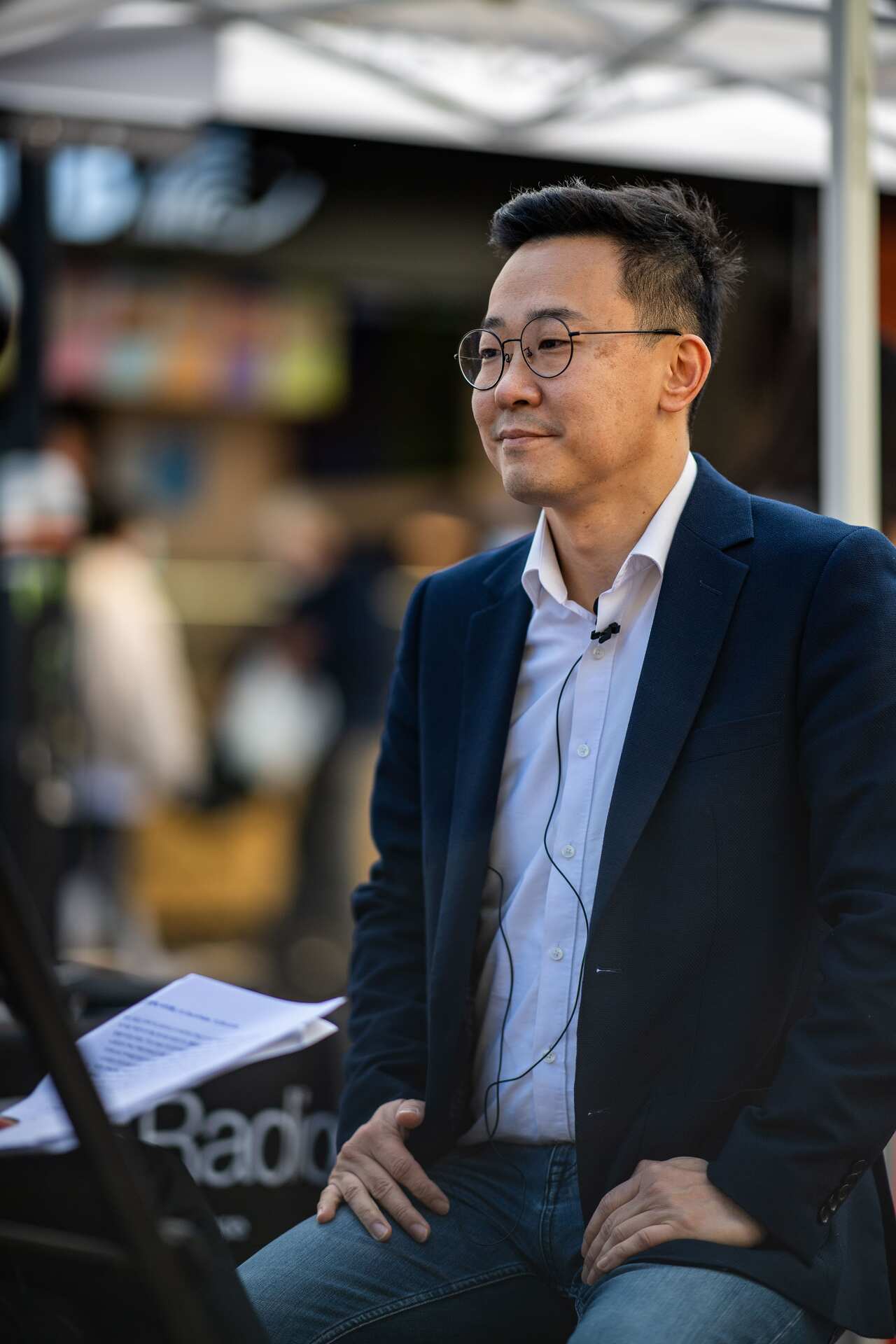 연방 선거구 베넬롱의 자유당 사이먼 케네디 후보를 지지하는 라이드 카운슬 자유당 한국계 한정태 시의원