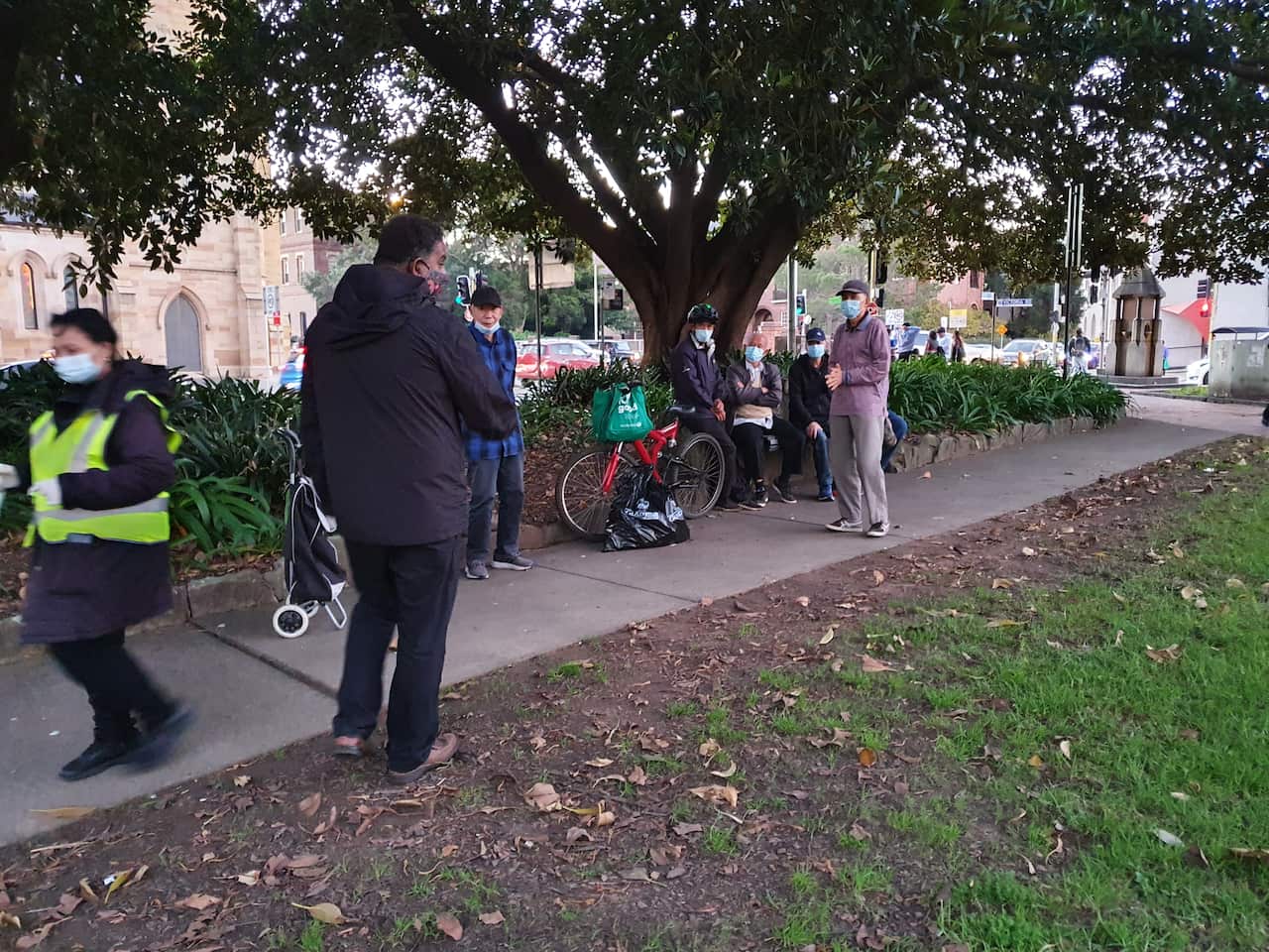 The number of people queuing up for food hampers had since been significantly reduced in late-May after a Chinese-language notice was distributed among the seniors.