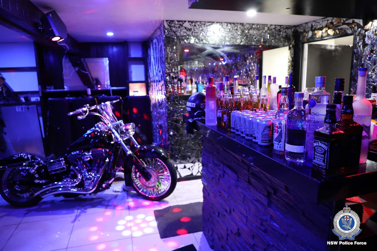 A supplied image obtained on Saturday, July 30, 2022, shows multiple police agencies have been working in NSW and Queensland to disrupt organised crime networks in the Northern Rivers and Gold Coast. A major criminal network operating across NSW and Queen