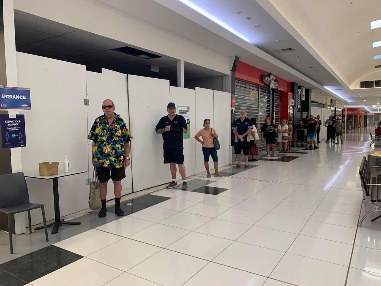 Early voting centre in Palmerston, NT. 