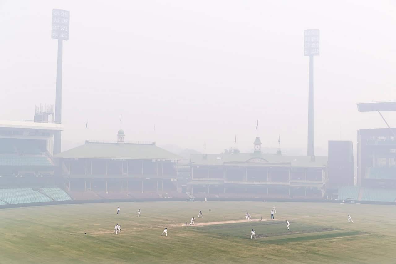 Smoke at the SCG earlier in December.