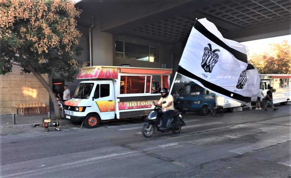 PAOK FC flag. 