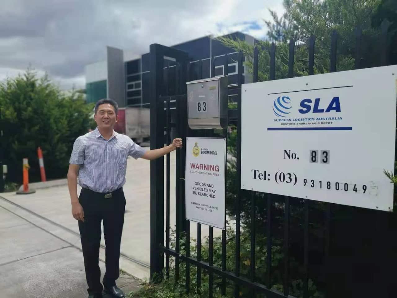 Jackie Li at his company SLA