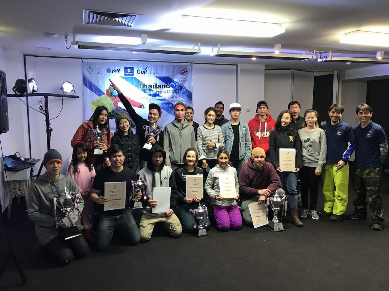 Thai ski and snowboard competition