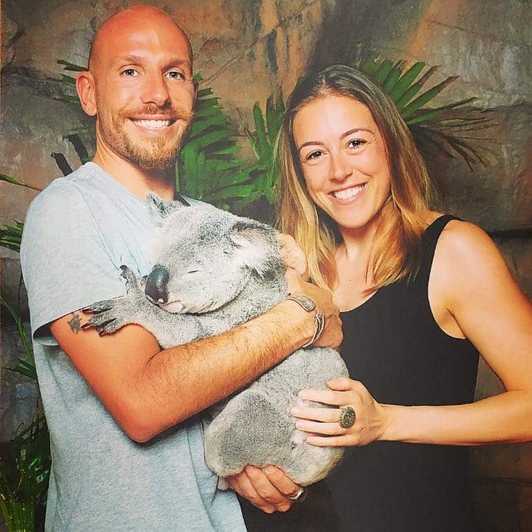 Elena col fratello Giorgio