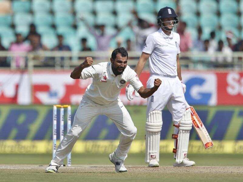 India's Mohammed Shami.