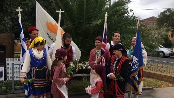 Melbourne's Cypriots commemorated the 1st of April 1955 anniversary. 