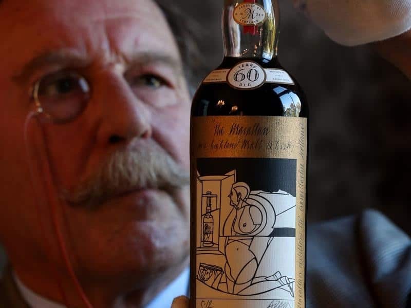 A bottle of The Macallan Valerio Adami.