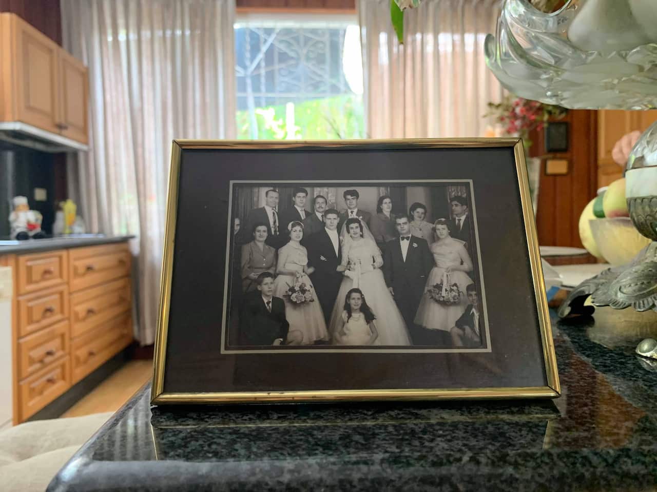 Antonios and Simone Kontellis on their wedding day