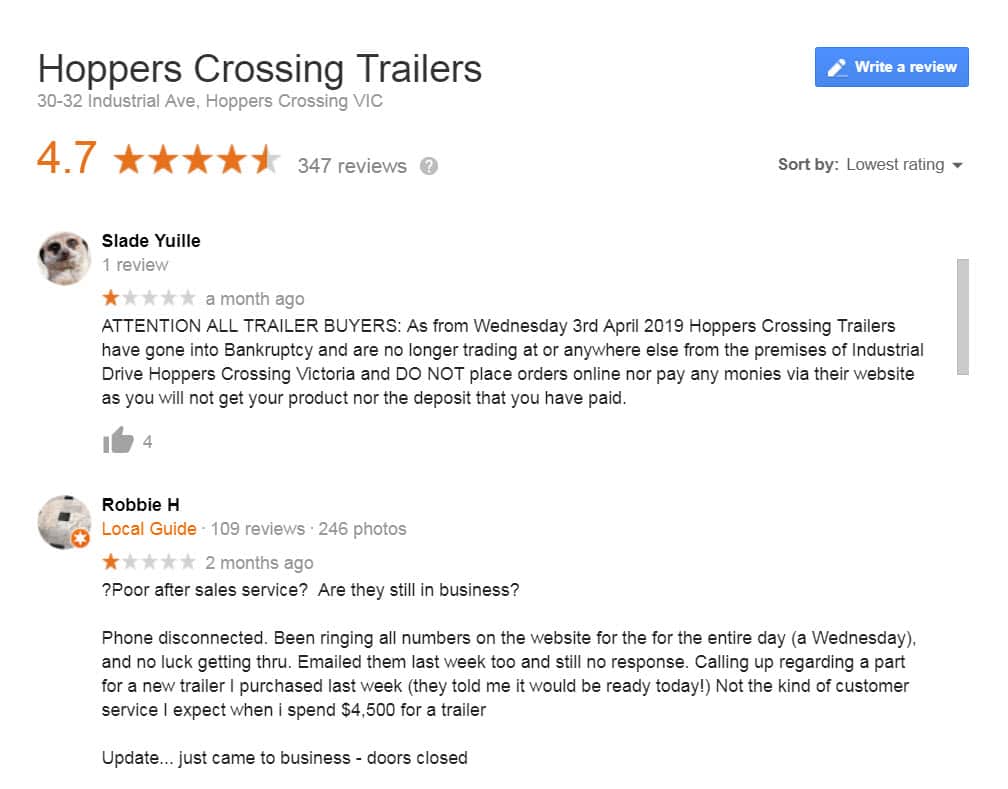 Hoppers Crossing Trailers 