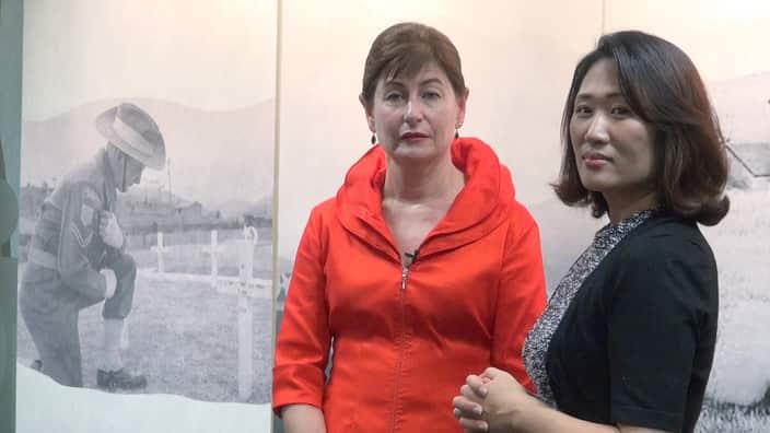 Louise Evans and Grace Kim