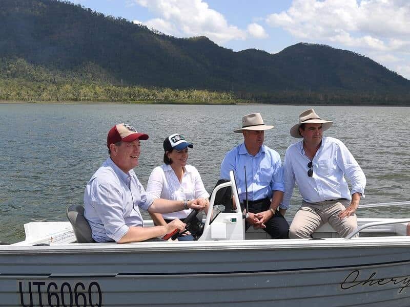 Tim Nicholls, Deb Frecklington, Dale Last and Jason Costigan