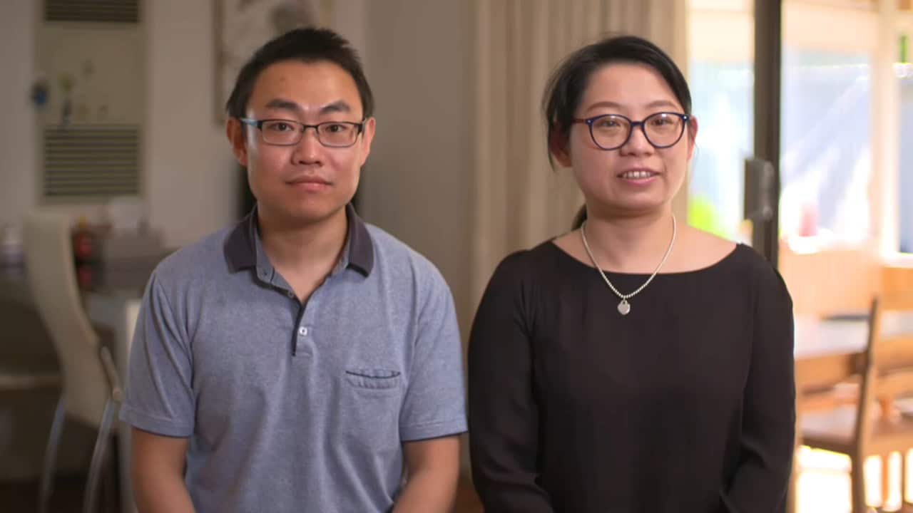 居住在墨爾本的Can Liu和Julie Jin夫婦