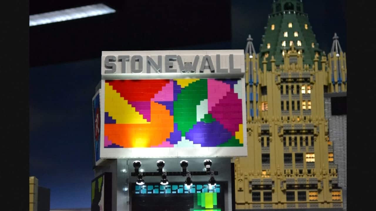 LEGO creates the smallest Pride parade. 