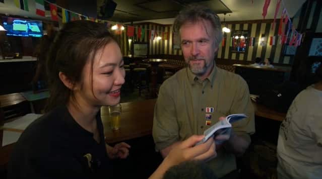 The Language Exchange give participants a chance to learn different languages from others.