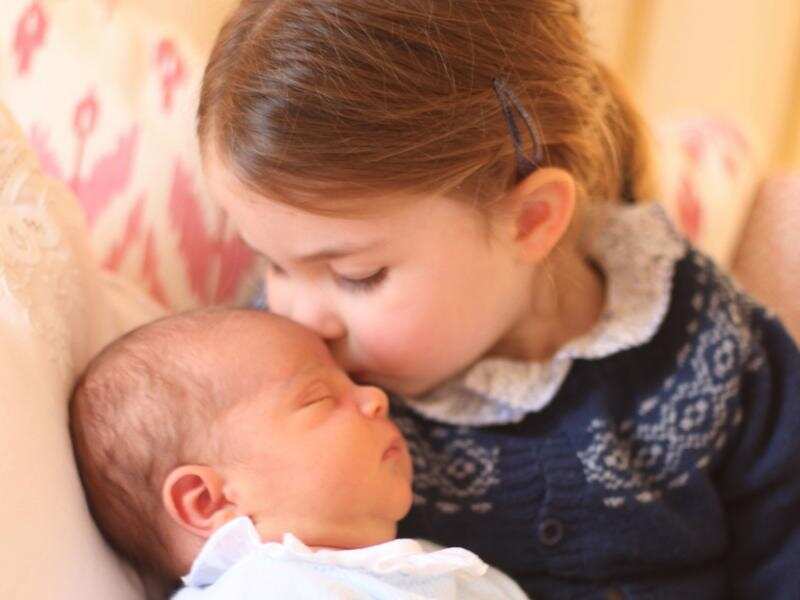 Prince Louis and Princess Charlotte.