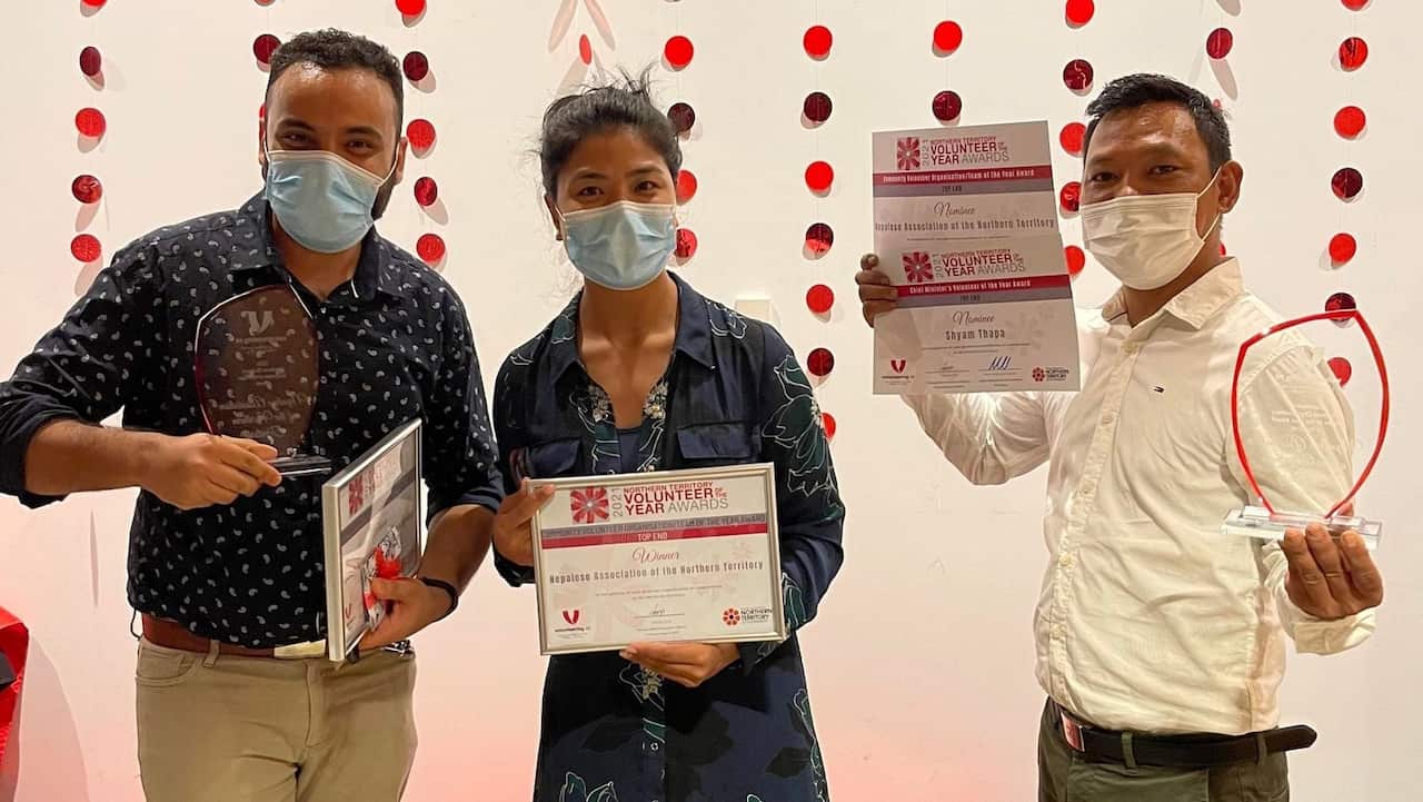 The Nepalese Association of the Northern Territory (NANT) has been declared joint winners as NT Volunteer of the Year. 