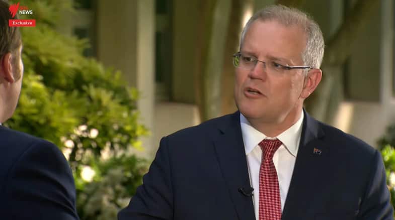 Scott Morrison in an exclusive interview with SBS.