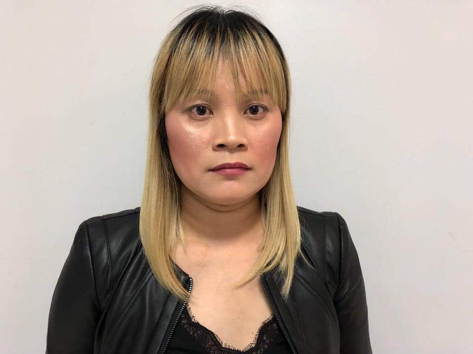 Australian woman Ve Thi Tran. Photo: Cambodia General Department of Immigration