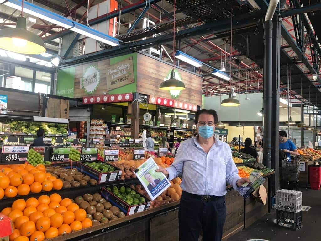 Greek Australian lawyer John Velos. 