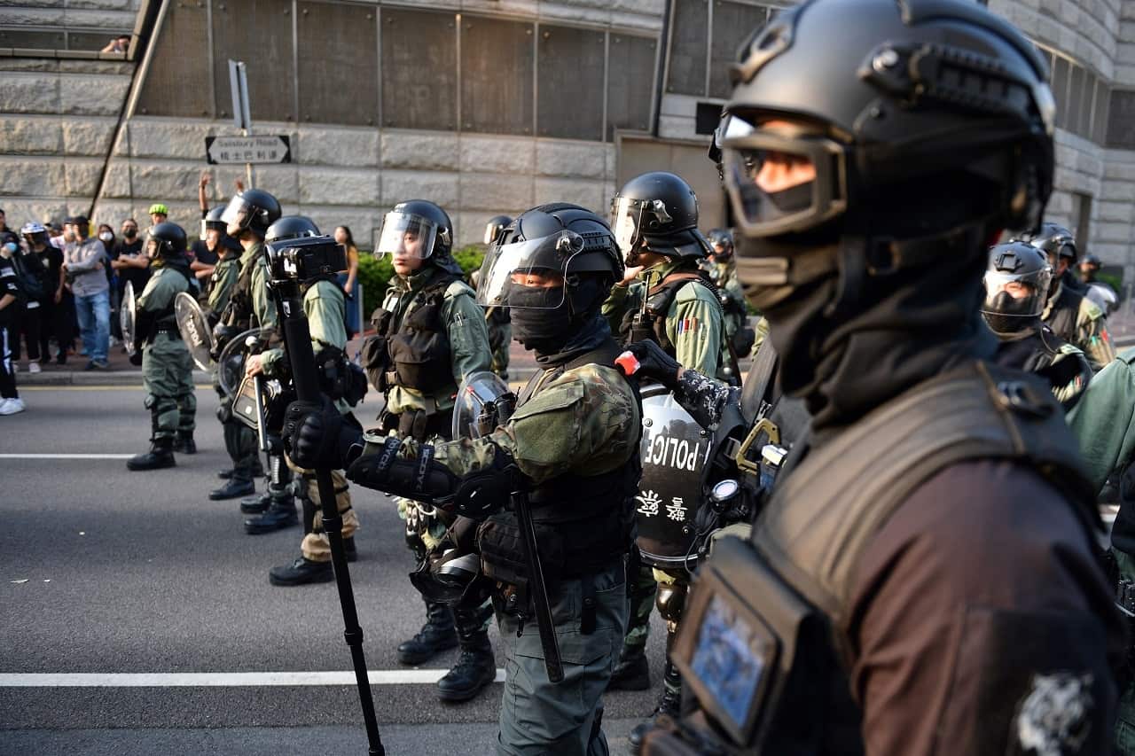 Hong Kong police said on Saturday they had arrested nine people suspected of helping 12 Hong Kong activists who fled the city in August.