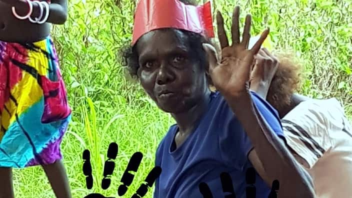Indigenous woman Janita Yakudjawuy from the Yannhanu People of Northern Territory's Crocodile Islands sings Christmas 'Silent Night' for SBS Greek Radio