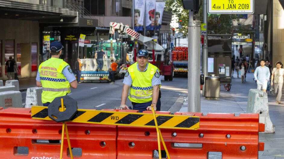 Anti-terror concrete bollards turned Sydney’s CBD into a fortress.