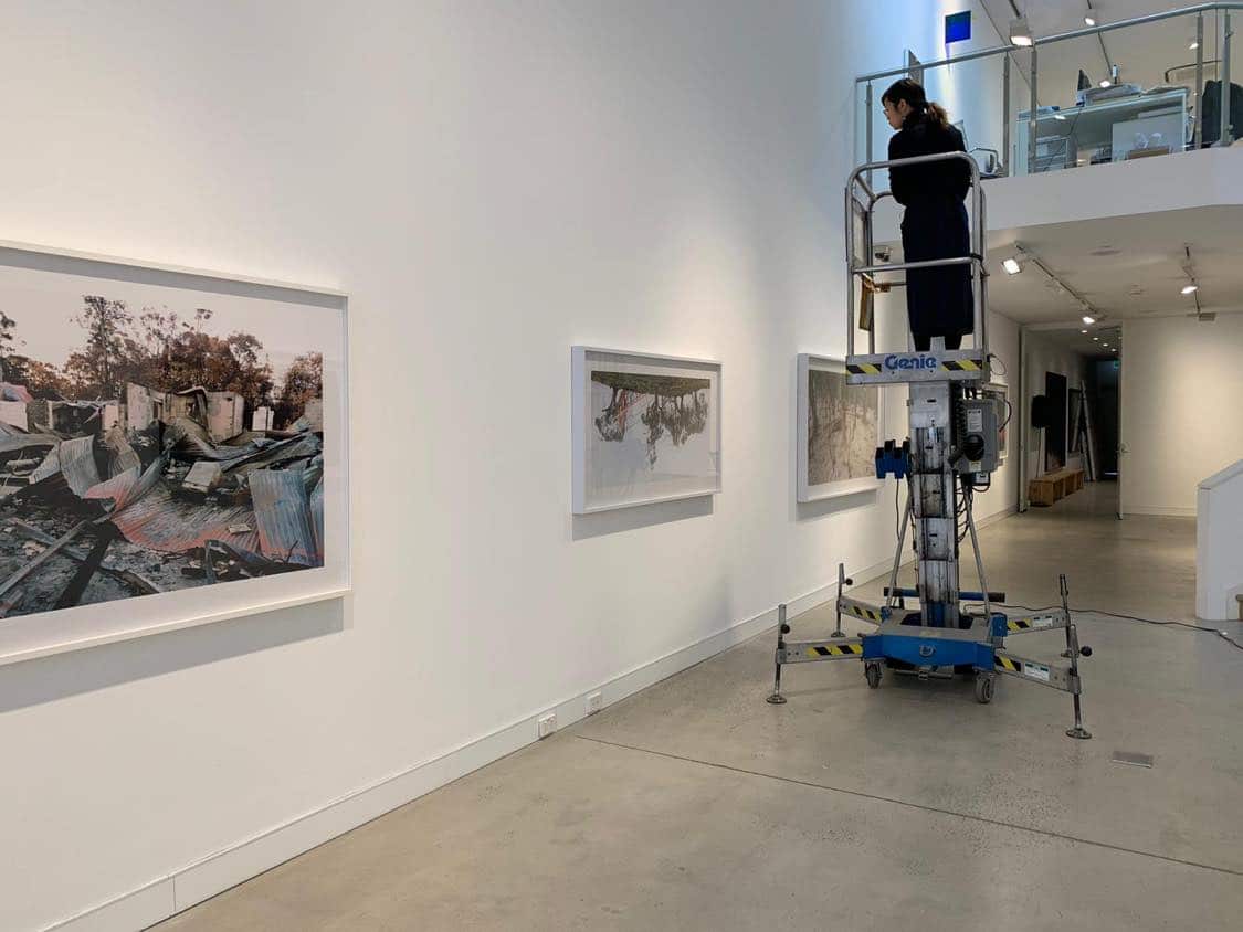 在本地非牟利畫廊做義工