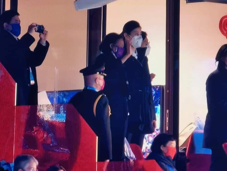 Her Royal Highness Princess Maha Chakri Sirindhorn at the Opening Ceremony of the Winter Olympic 2022, China