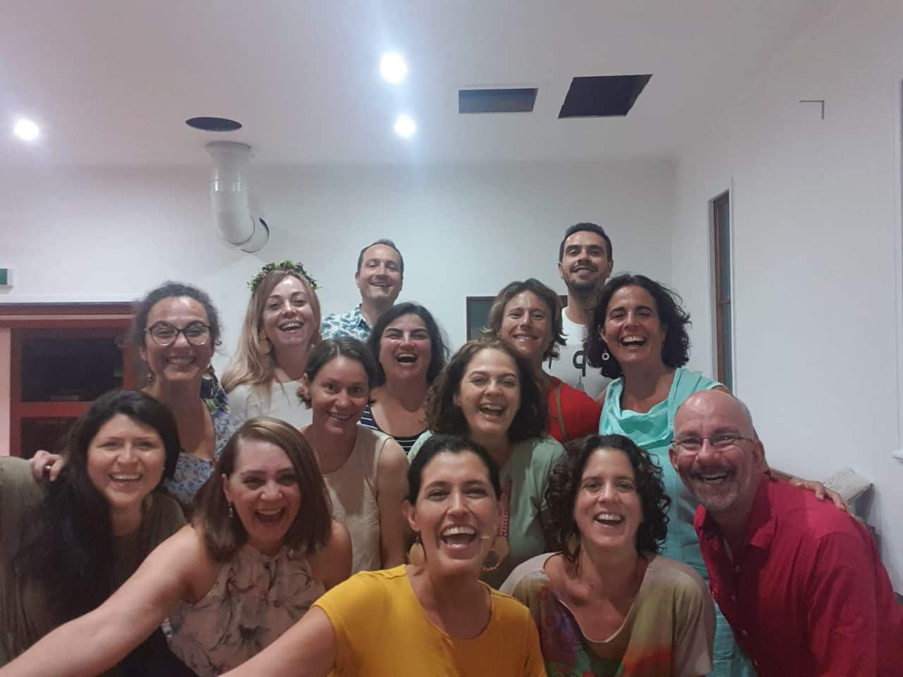 Integrantes del coro.