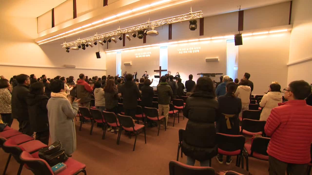 The congregation at Sydney Saesoon Presbyterian Church.