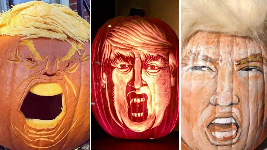 trump pumpkin
