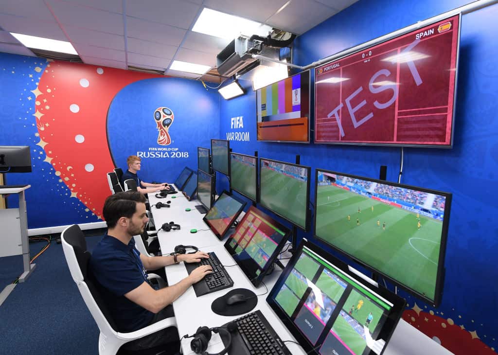 The VAR operation room in Moscow.