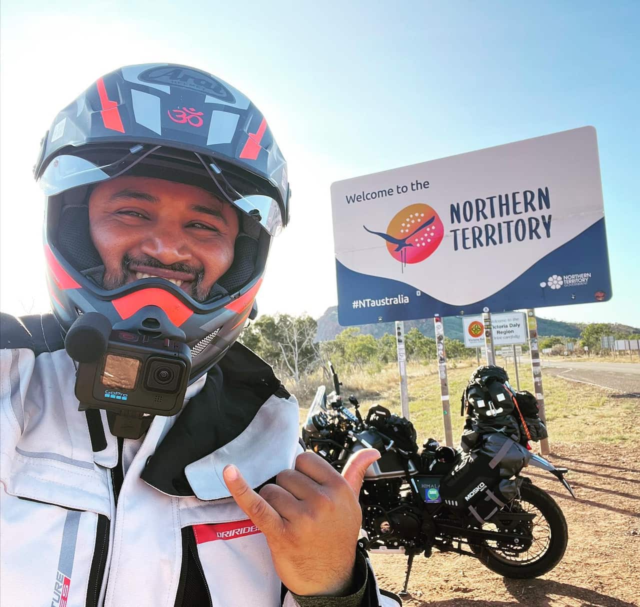 Jatin Kotecha covers more than 16,000 kilometres in 50 days across Australia.