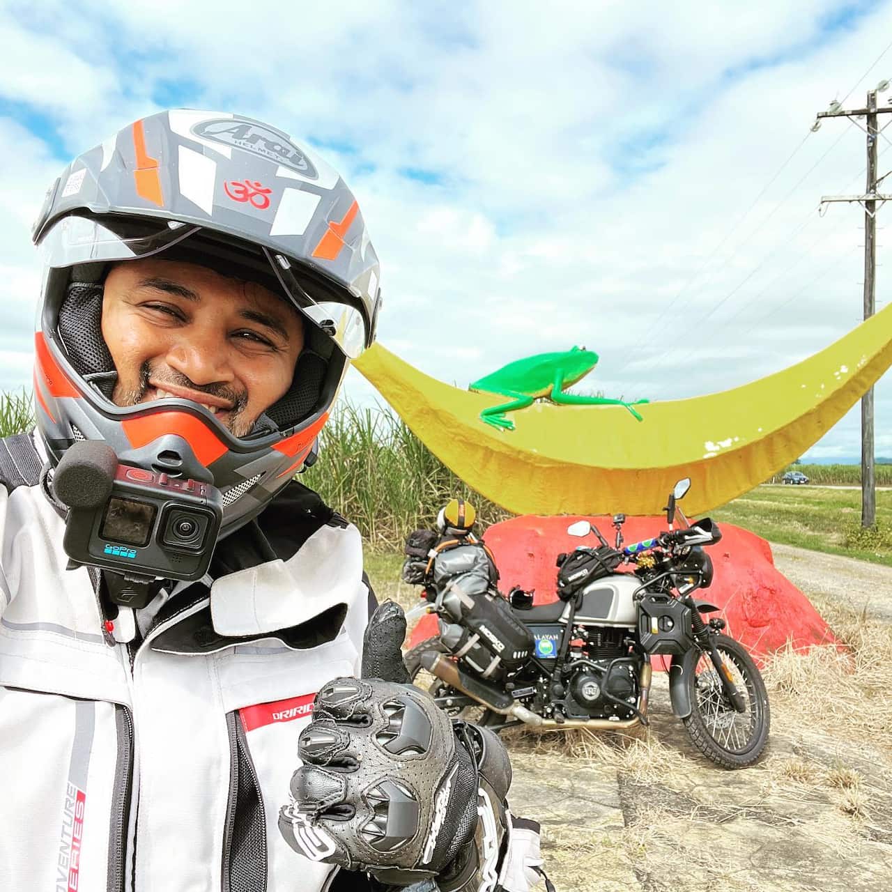 Jatin Kotecha went to solo trip across Australia on his Royal Enfield motorbike.