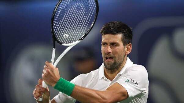 Serbian tennis star Novak Djokovic. 