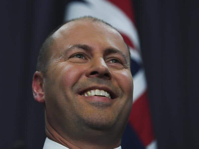 Federal Treasurer Josh Frydenberg.