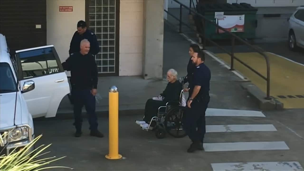 Ivan Milat driven back to prison after cancer treatment.