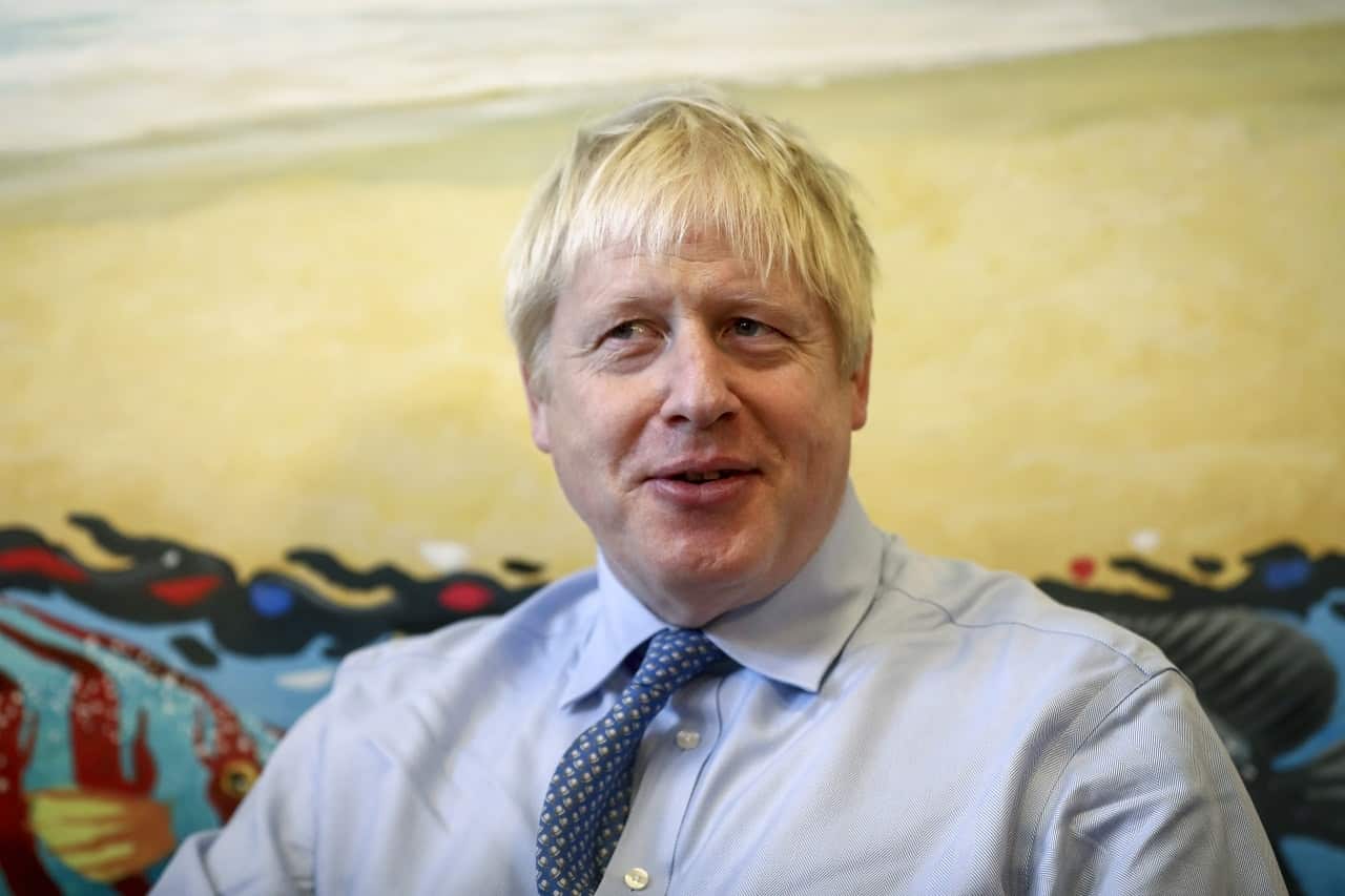 British Prime Minister Boris Johnson on Monday.