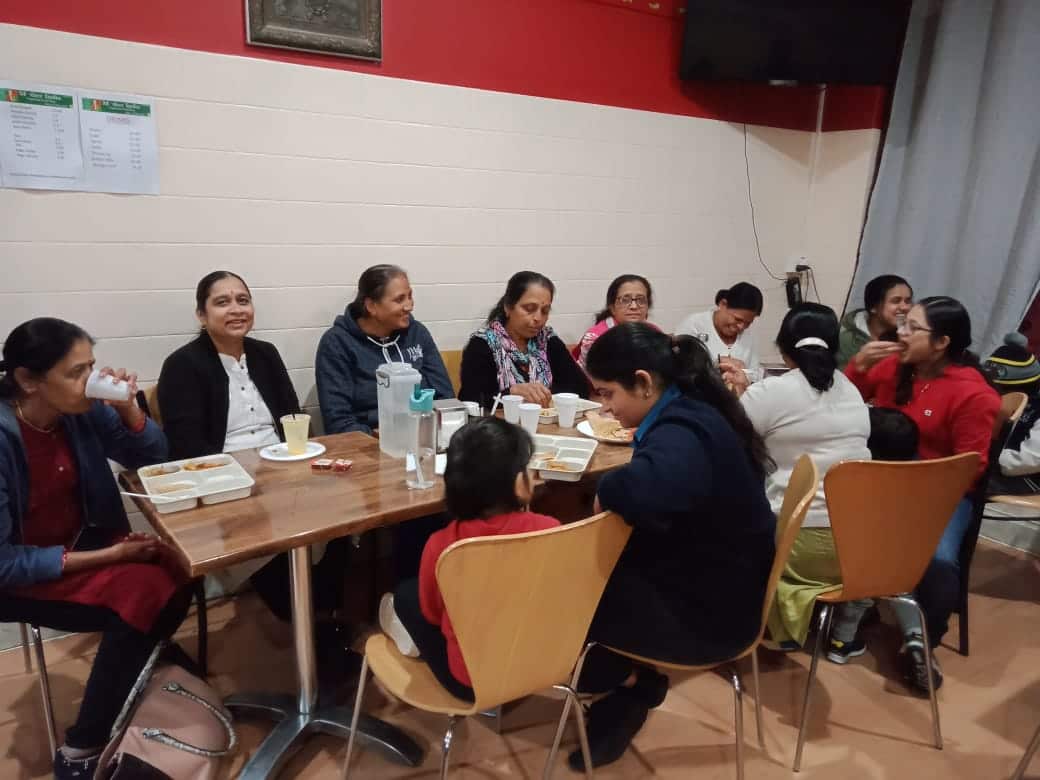 Senior citizens met at one of the restaurants in Perth before their flight to India.