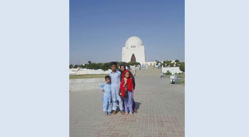 Family of Asghar Ali in Pakistan